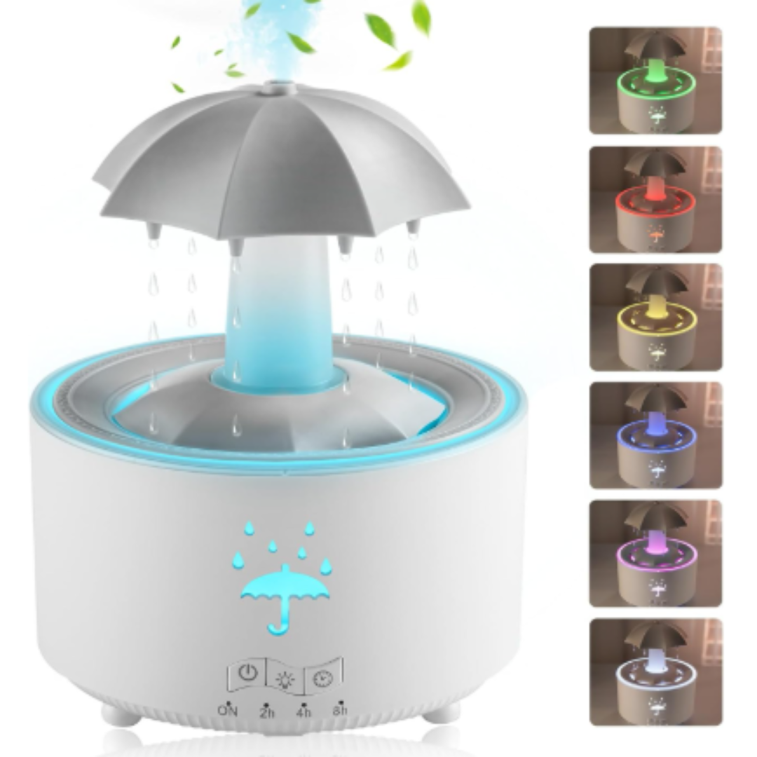 Humidificador de sonido de lluvia